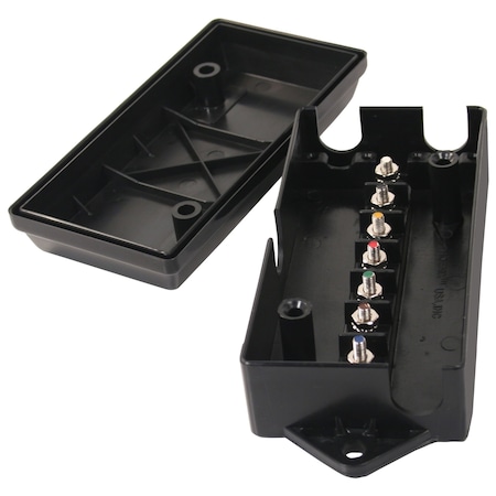 Phillips Box, Junction, Elect Connector, Black 15-960